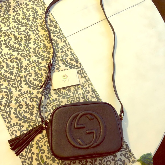 Gucci Handbags - Authentic GUCCI Soho black crossbody barely used